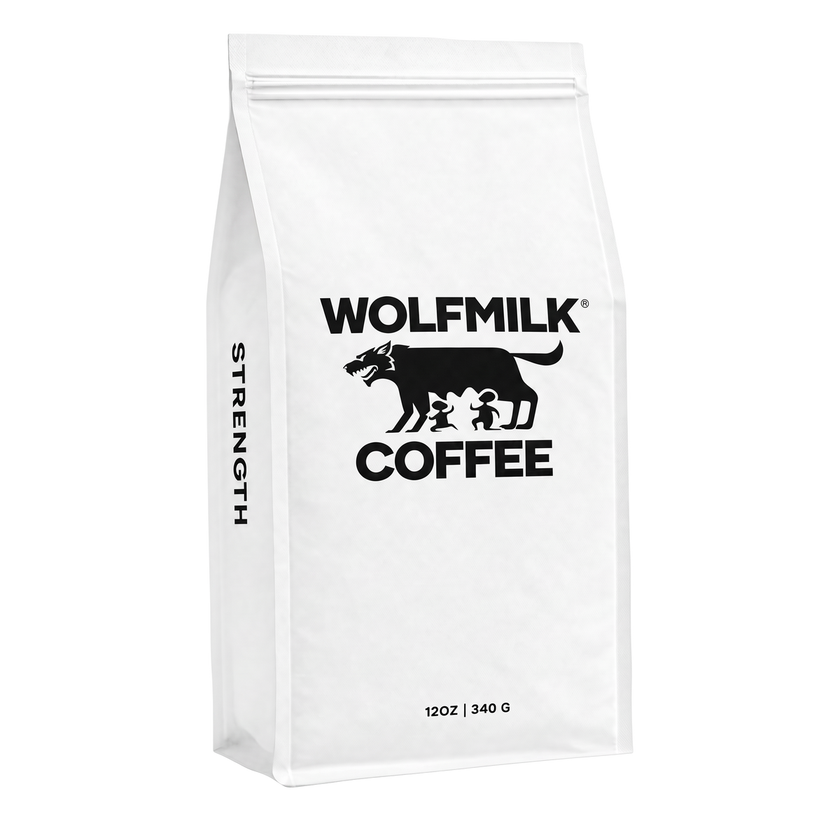 WolfMilk Light Roast coffee bag